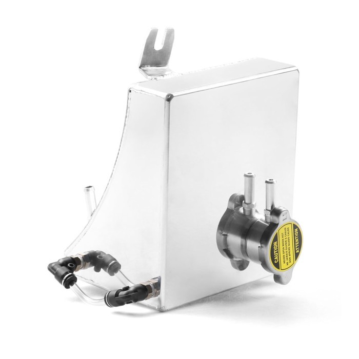 240SX S13 SR20DET KA24DE KA24E KA24 Aluminum Coolant Overflow Tank Reservoir Kit For Nissan (Fits: