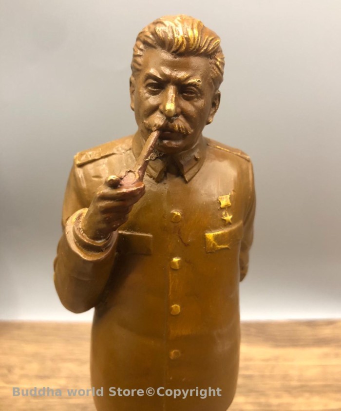 Collection World War II Soviet Russia leader Revolutionist Joseph Stalin Bronze sculpture statue Mo