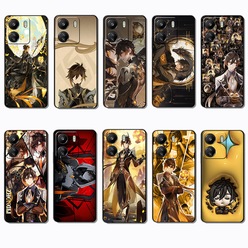 สําหรับ Xiaomi Redmi Note 14 Pro Plus Poco F7 X7 Pro VS13 Zhongli Slim Black Border TPU Soft Case | 