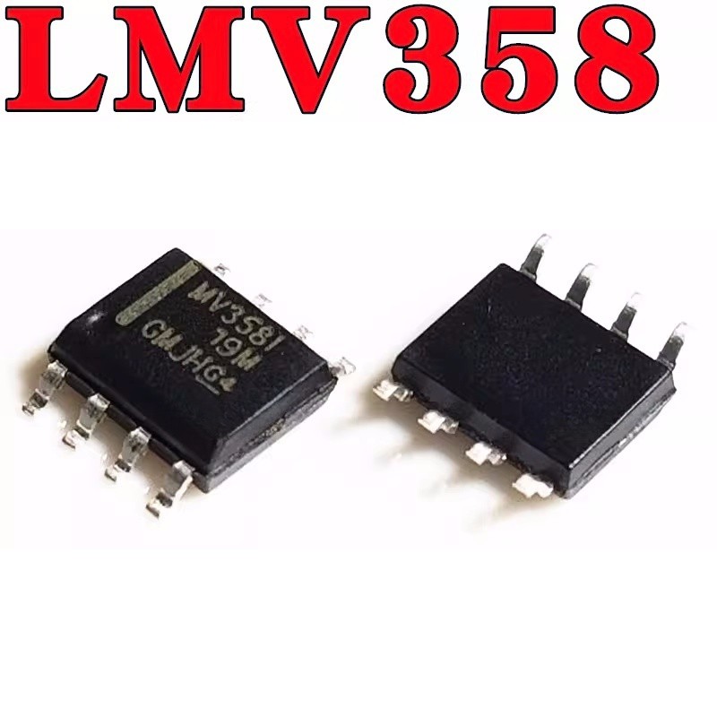 ยี่ห้อใหม่ MV358I LMV358 LMV358IDR SOP8 แรงดันไฟฟ้าต่ํารางเพื่อรางเครื่องขยายสัญญาณการทํางานเอาต์พุต