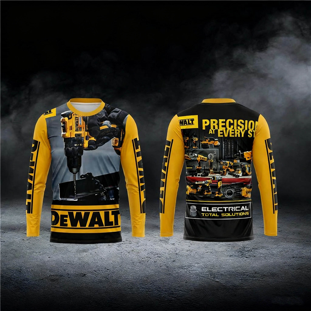 【SHUANGJ】อัพเกรดสไตล์ Dewalt เสื้อยืดแขนสั้นลําลอง พลัสไซซ์ สไตล์คลาสสิก สําหรับผู้ชาย และผู้หญิง สะดวกสบายและระบายอากาศ ผ้าคุณภาพสูง เสื้อแฟชั่นผญๆ ราคาไม่แพง ตัวเลือกหลายสี
