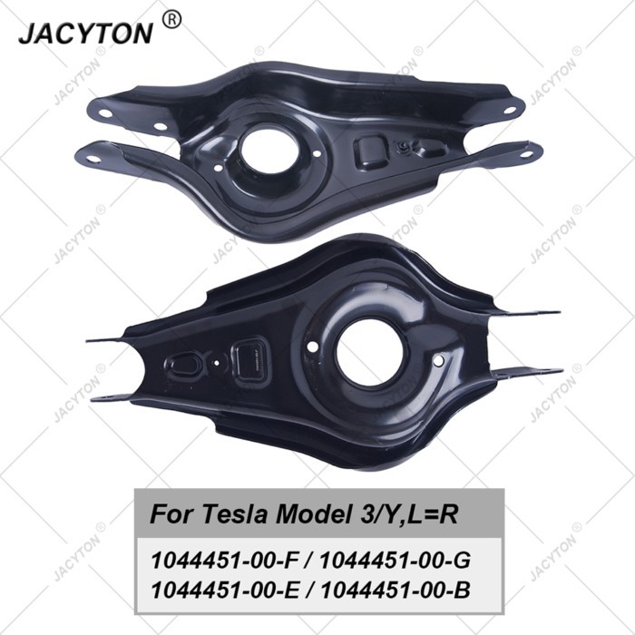 JACYTON Pair Rear Lower Suspension Control Arm For Tesla Model 3 5YJ3 Y 5YJY 104445100F 1044451-00-