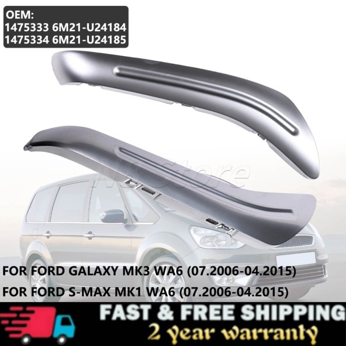 Armrest Front Door Handle Cover Insert Bezel For Ford Galaxy MK3 S-MAX WA6 1475333 6M21-U24184-BBSM