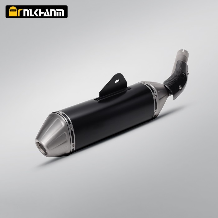 YAMAHA T700 Motorcycle Exhaust Modified Tail Pipe with Carbon Cover AK Muffler Connect Original for