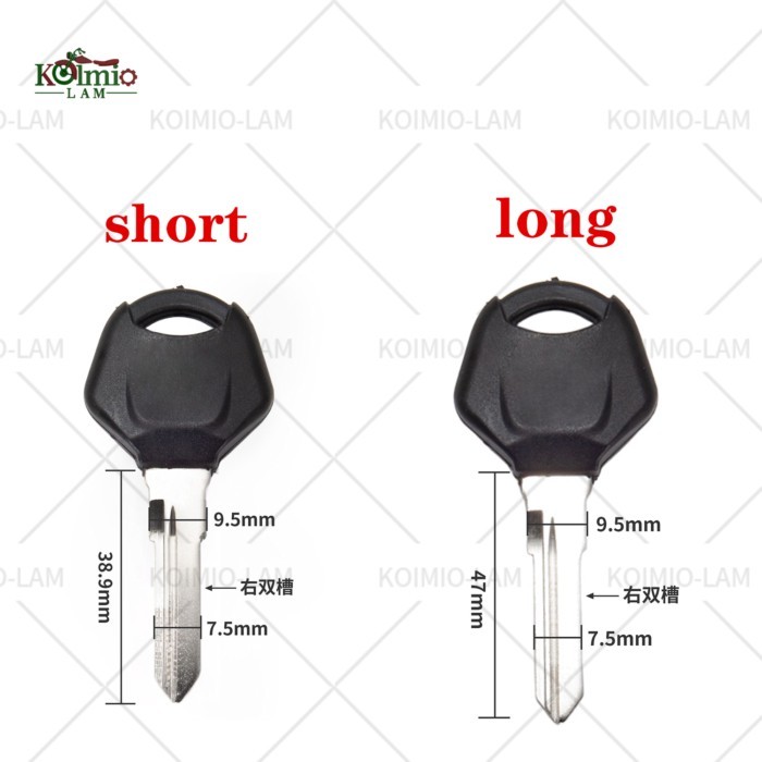 Fit for Yamaha YZF R3 R25 YZFR3 YZFR25 Motorcycle Double Slot Uncut Blade Blank Key