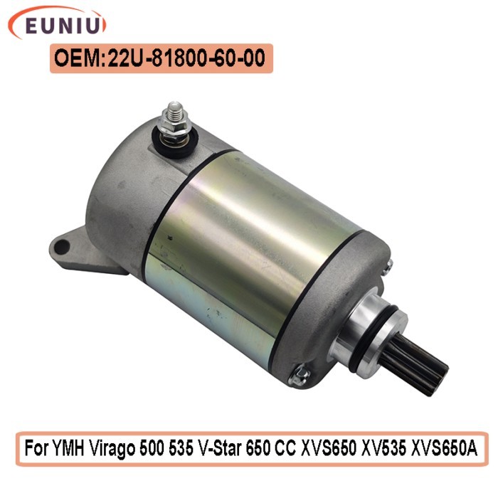 Motorcycle Engine Starter motor fits for 1983-2010 YMH Virago 500 535 V-Star 650 CC XVS650 XV535 XV