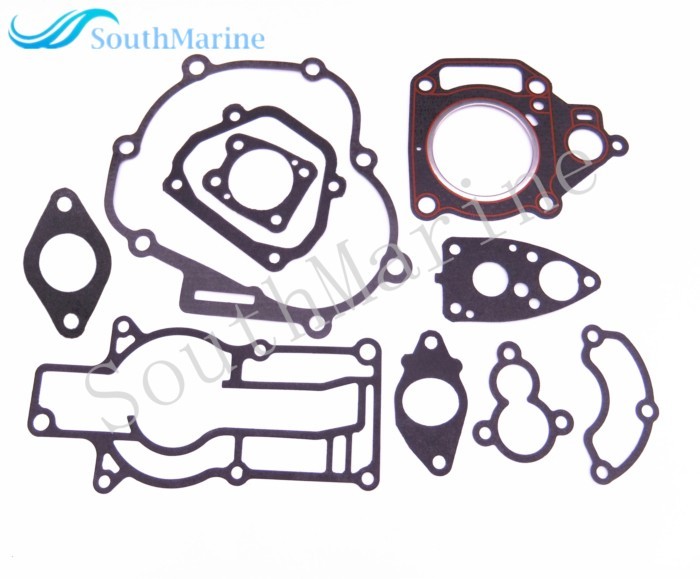67D-W0001-00 Complete Cylinder Power Head Seal Gasket Kit for Yamaha 4-Stroke F4 4HP 5HP F4A/F4MLH/