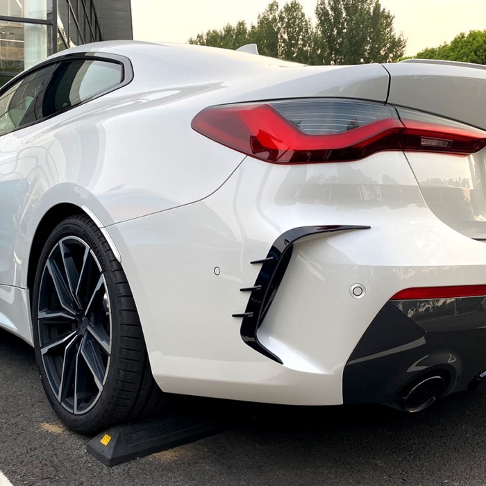 For BMW 4 Series G22 G23 425i 430i M440i M Sport 2021-2024 Rear Bumper Splitter Lip Body Kit Spoile