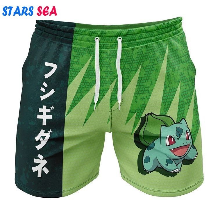 Pikachu Classic Pokemon Gym Shorts