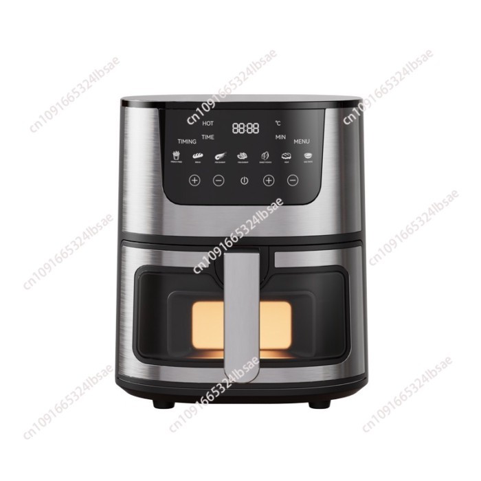 Stainless steel smart air fryer, 7L household oven, touch electric fryer