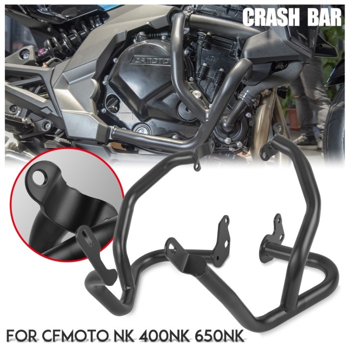 400NK 650NK Engine Guard For CFMOTO NK 400 650 NK40 2016-2020 Crash Bar Falling Protection Bumper S
