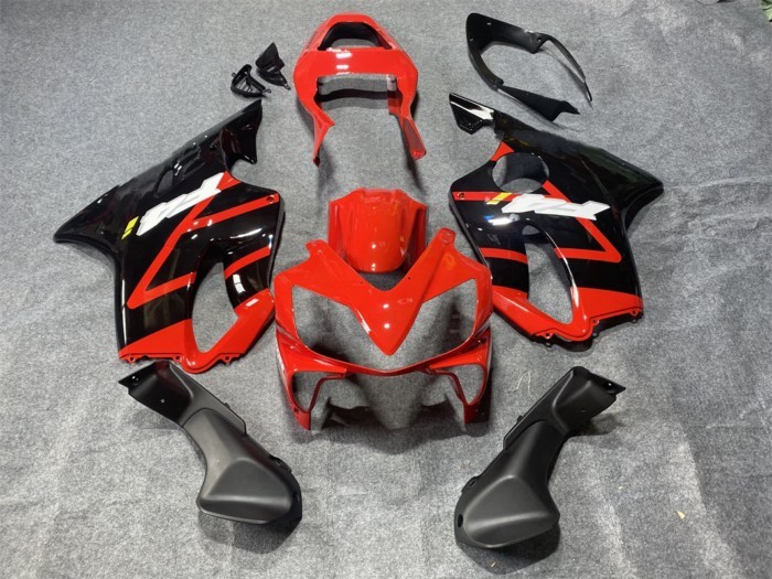 for CBR F4i 2001 - 2003 Motorcycle Fairing CBR600F4i 01 Black Red Fairings CBR 600 2002 Plastic Fai