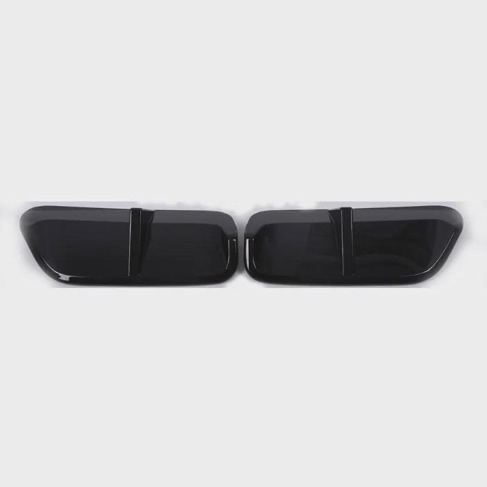 For BMW X1 iX1 U11 M Sport 2023-2025 M Performance Style Rear Bumper Diffuser Lip Canards Rear Exha