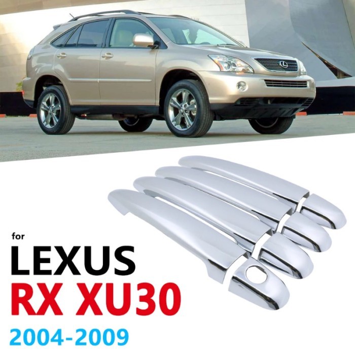 Chrome Handles Cover Trim Set for Lexus RX XU30 30 2004~2008 RX300 RX330 RX350 RX400h Accessories S