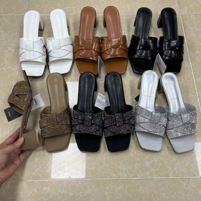 New Style Fashion shoes Chunky heels Comfortable shoes Heels For Lady