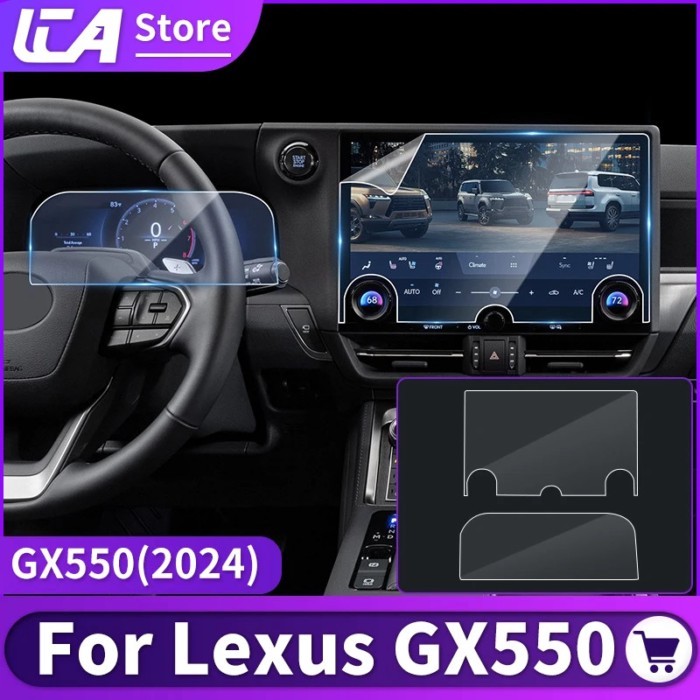 For Lexus GX550 550h 2024 Combination meter Navigation Screen Protector Protective GX 550 Interior