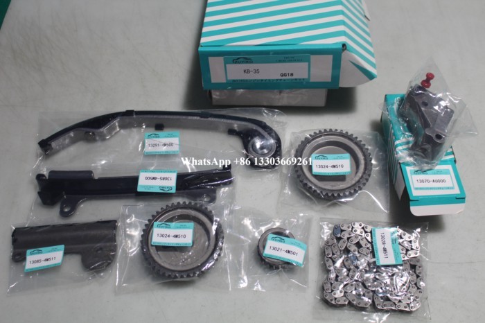 QG18DE QG18 TIMING CHAIN KIT FOR NISSAN qg18de qg18 engine timing chain set 13028-4M501 KB-35