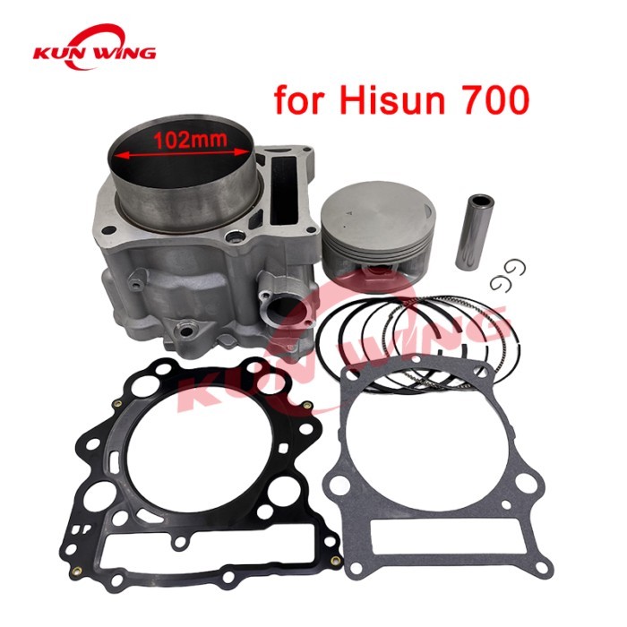 102mm Bore Cylinder Piston Kit for Hisun 700 HS700 700cc UTV Massimo Bennche Coleman Qlink HS 700 1