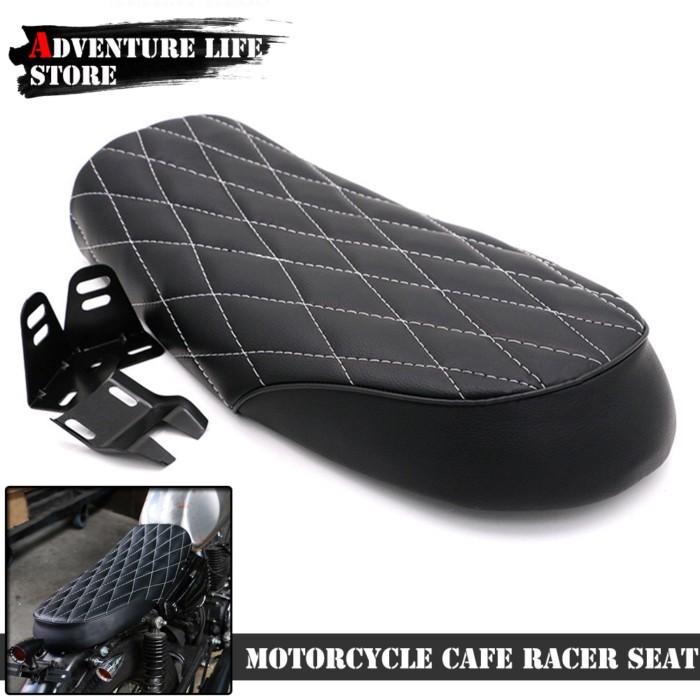 Motorcycle Vintage Seat For Honda CG125 GN CG CB200 CB350 CB400SS CB500 CB750 SR400 Cafe Racer Scra