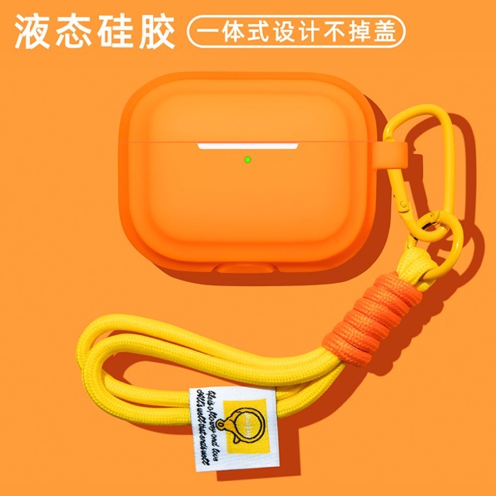 airpodspro2 เคสป้องกัน airpods4 เคสป้องกัน 3 เคสหูฟังของ Apple aipods กล่องหูฟังบลูทูธ pro3 รุ่นที่