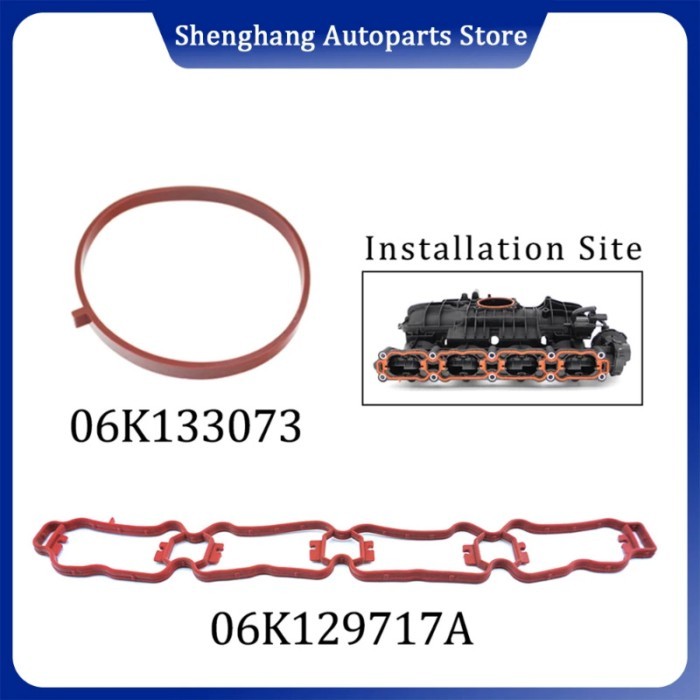 Intake Manifold Gasket For Audi A3 A4 A5 A6 A7 A8 Q3 Q7 Q8 TT EA888 MK3 06K129717A  06K129717C 9581