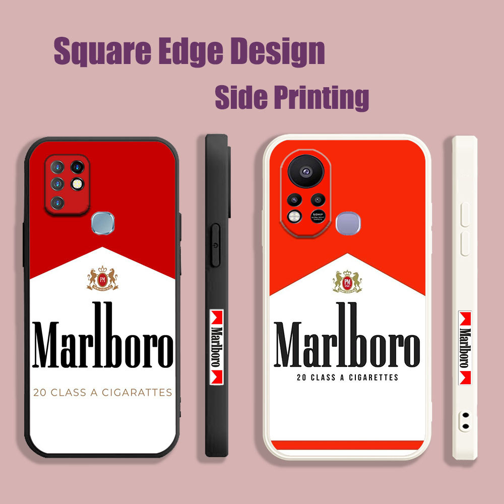 ปลอกสําหรับ iPhone 11 Pro Max 12 Pro Max 6/6s 7/8 7 Plus X/XS XR XS MAX Malboro รูปแบบโลโก้ JGL65 เค