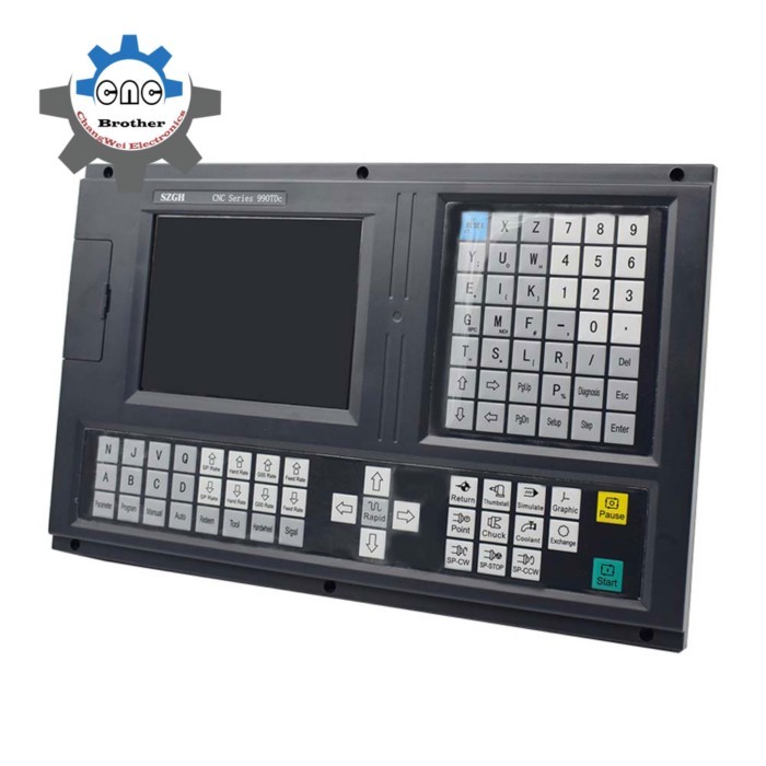 CNC 990TDc 1000TDc Lathe & Turnning Controller High-performance 2 Axis CNC Lathe Controller English