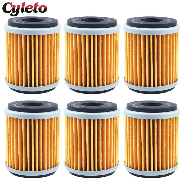 Cyleto Oil Filter For Yamaha YZF R125 YBR250 YFM250 XT250 Tricity 292 WR125R/X WR250R WR250X WR250F