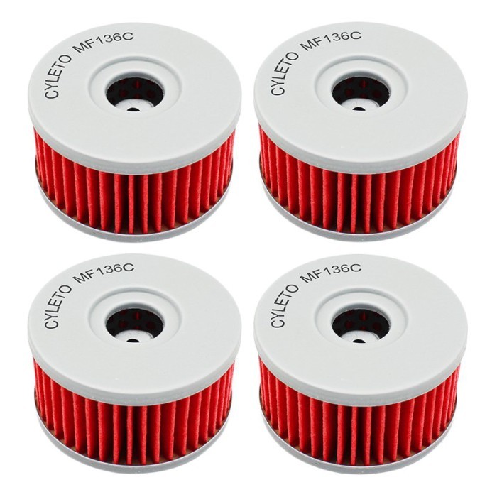 1/2/4 pcs Motorcycle Oil Filter For Suzuki GN250 GN400 GN 250 400 GZ250 Marauder GZ 250 SG350  SP25