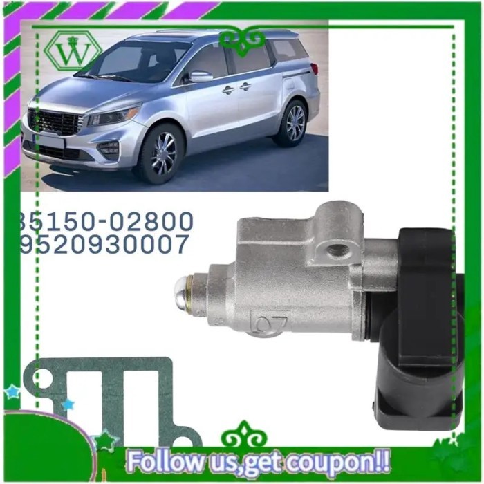 AC34-Idle Air Control Valve For Hyundai Matrix I10 1.1 KIA Picanto 07-10 IDLE SPEED CONTROL VALVE 3