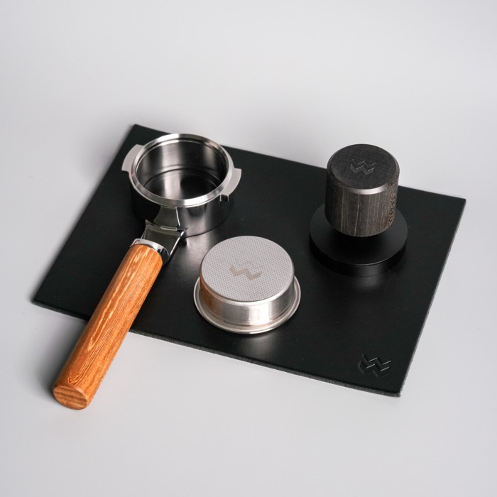 Weber Workshops Press Powder Pad Coffee Bar หนังผ้าผง Pad กดผงถ้วยกดผงค้อนเก็บ Pad