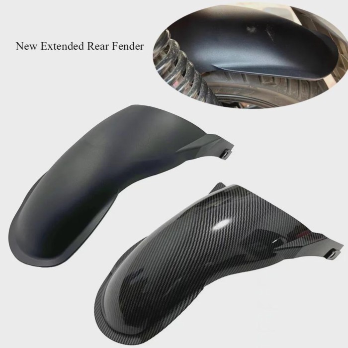 New Fit UHR 150 / UHR 125 Motorcycle Accessories Extended Rear Fender Mudguard For Haojue UHR150 /