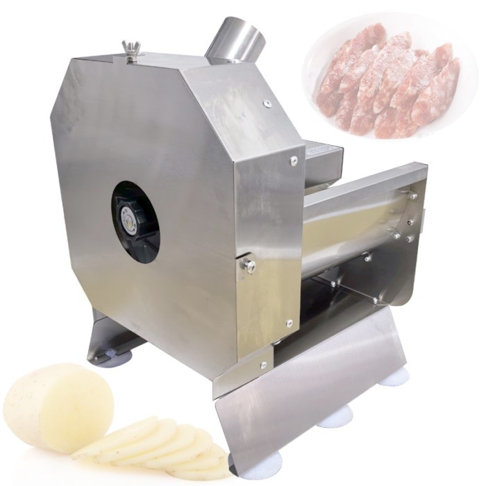 110V 220V Automatic Vegetable Cutter Slicer Commercial Chopped Green Onion Sausage Slicer Machine
