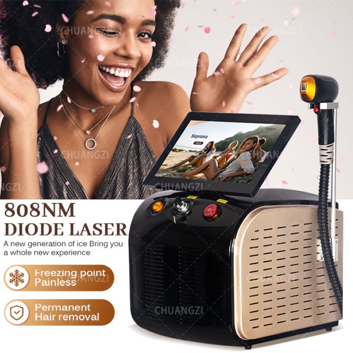 Cooling Head Laser Hair Removal 808 1064 755 Laser Epilator Alexandrit Permanent Diode laser Hair R