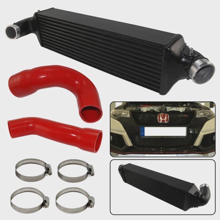 Aluminum Upgrade Tube&Fin Competition Intercooler kit  For Honda Civic Type R FK2 2.0L 2015-2017 En
