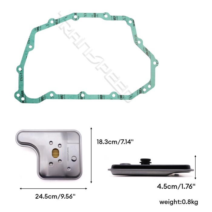 TRANSPEED 6F35 Auto Transmission Oil Filter & Gasket Kit Replace 9L8Z-7A098-B 9L8P-7G186-CD for For