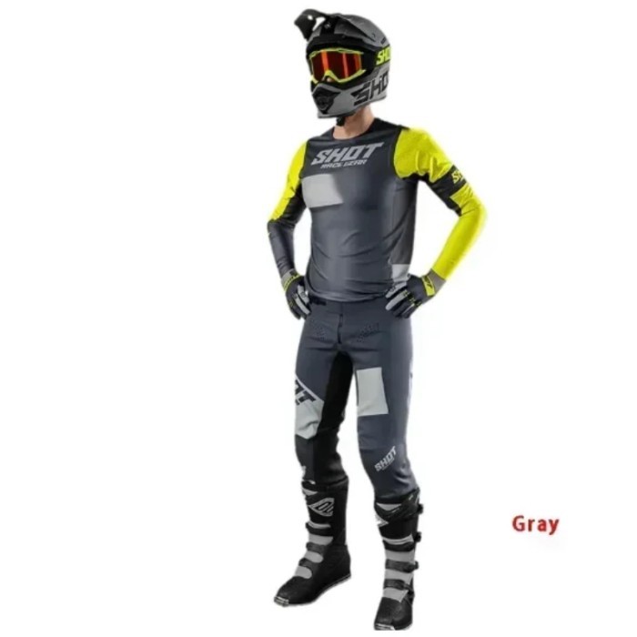 NEW TEAM VERSION BMX ATV Motocross Suit Moto Costume Dirt Bike Aerolite Motorcycle Jersey Pants MX