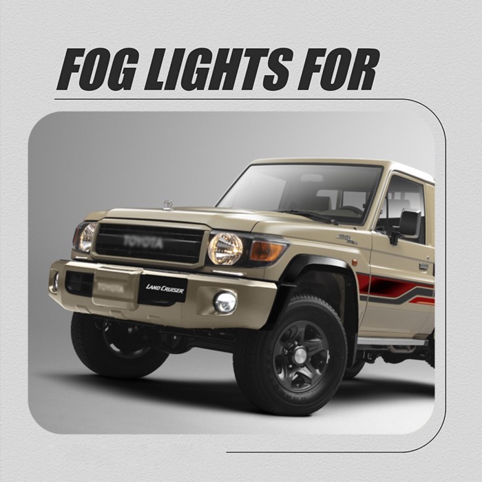 LED DRL FOR Toyota Land Cruiser J70 LC70/71/76/79Pickup Running Lights Headlights White Signal Ligh