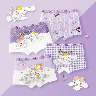 พร้อมสต็อกชุดชั้นในเด็กผู้หญิงพิมพ์ลายกางเกงบ็อกเซอร์ผ้าฝ้าย…