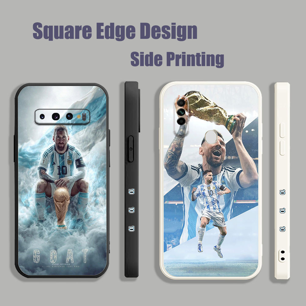 ปลอกสําหรับ Huawei Y6p Y7 2019 Y7A Y6 Pro 3i 7i 8i 50 Lite Nova 5T Y9s Lionel Messi Football Ball Ki