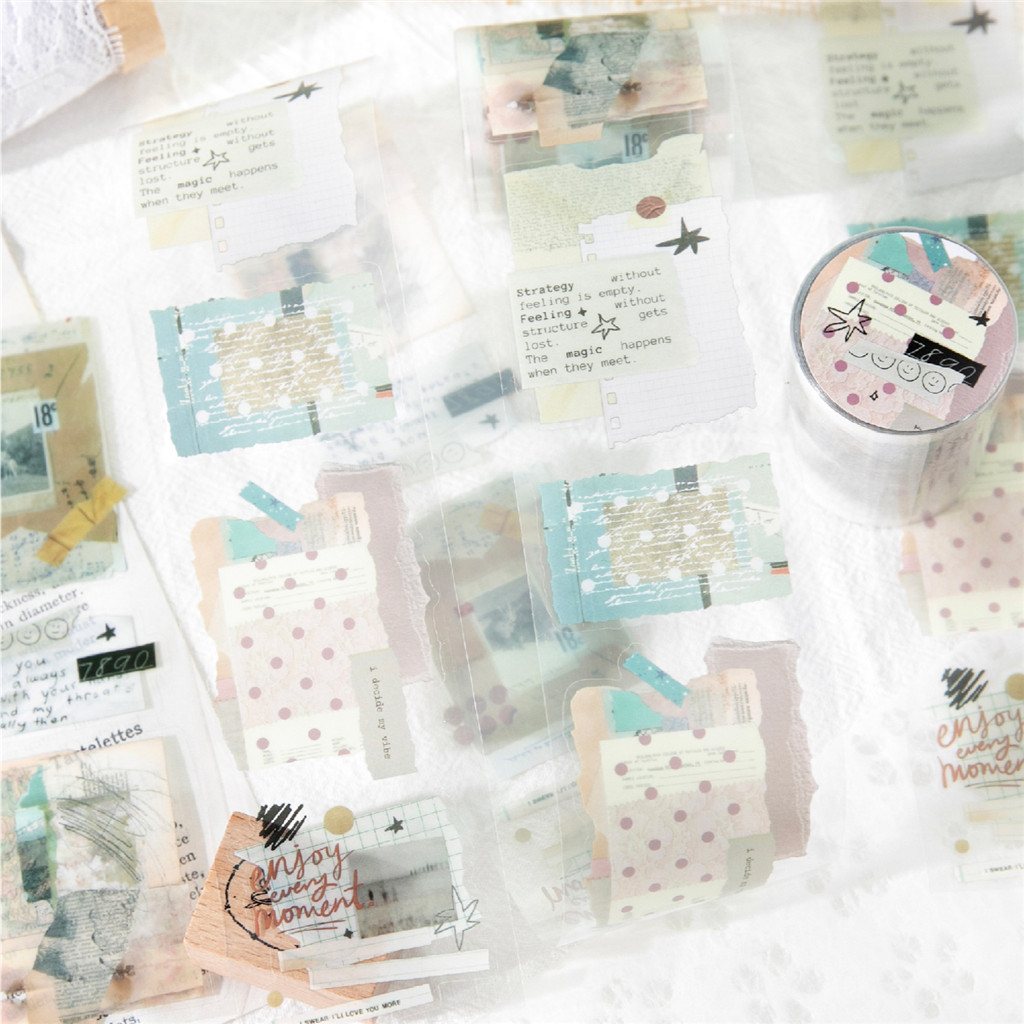 1 ชิ้น/1 ล็อตตกแต่งเทปกาว Freedom เป็นที่รกร้างว่างเปล่า Masking เทป Scrapbooking DIY กระดาษสติกเกอร์ญี่ปุ่น