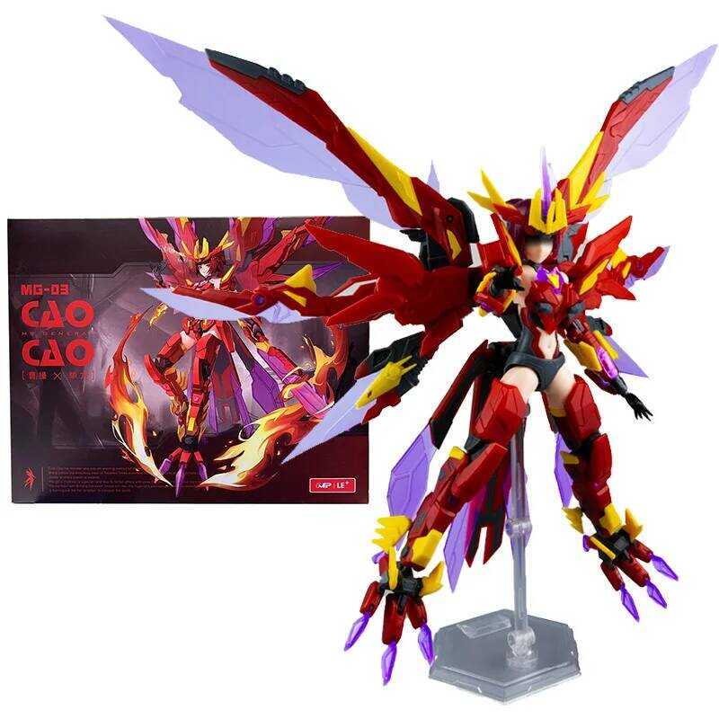 Anime Figure Mobile Suit Girl 1/12 Divine Beasts MG-03 CAOCAO Movable Model Kit Ornament Anime Acti