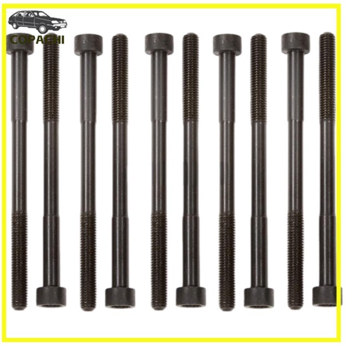 1set Cylinder Head Bolts For 2000-2006 Toyota Celica GTS Matrix Corolla 1.8 2ZZGE Engine Car Access