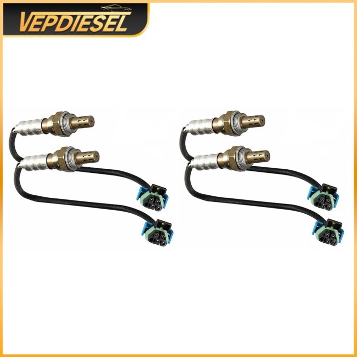 4Pcs Brand New Up / Downstream O2 Oxygen Sensor 234-4815 234-4816 For Enclave Acadia Saturn Outlook
