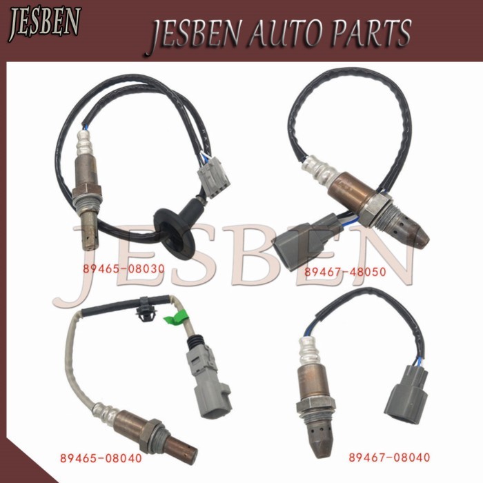 Brand New 4*Up&Downstream Lambda O2 Oxygen Sensor For Toyota Sienna 04-06 3.3 89467-48050 89467-080