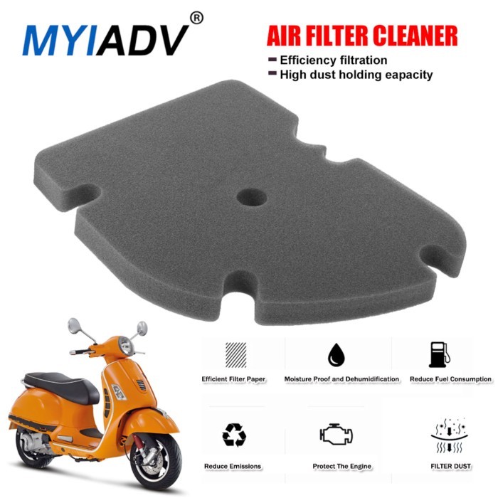 Motorcycle Air Filter Cleaner For Vespa 250GT/GTS GTV 300GTV 250X8 125 X9 Evolution X-Evo 125GT 125