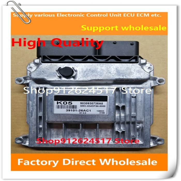 39110-2B052 H87 M7.9.8 ECU 39130-26BC0 BC0 Engine Computer Board 39101-26AC1 K05 Compatible For Hyu