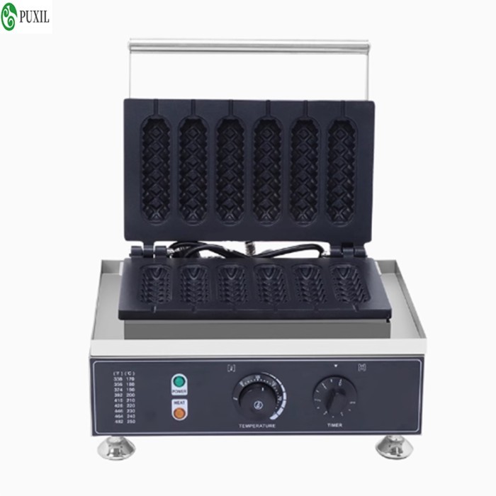 Commercial Electric Six Grid Puff Pastry Machine Milk Stick Corn Five Grid Puff Pastry Machine Manu