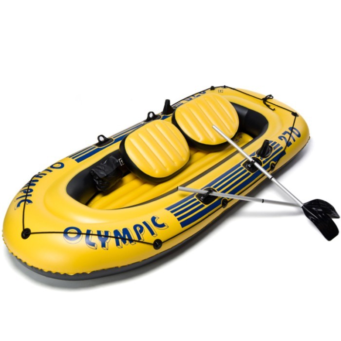 Inflatable boat thicken outdoor fishing boat double 3 people 4 people inflatable boat rafting boat
