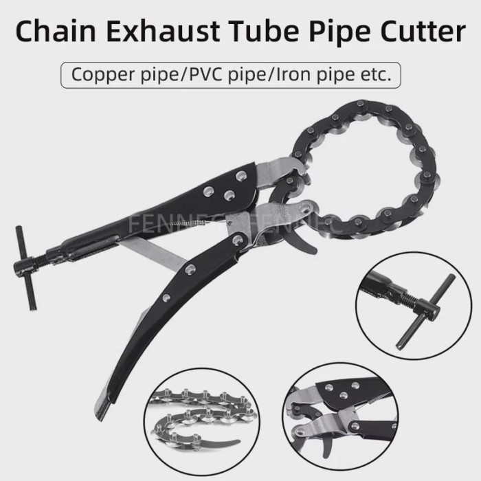 Exhaust Pipe Cutter Multi Wheel Blade Chain Lock-grip Pliers Tail pipe Chain Cutter Pipe Cutter Hea